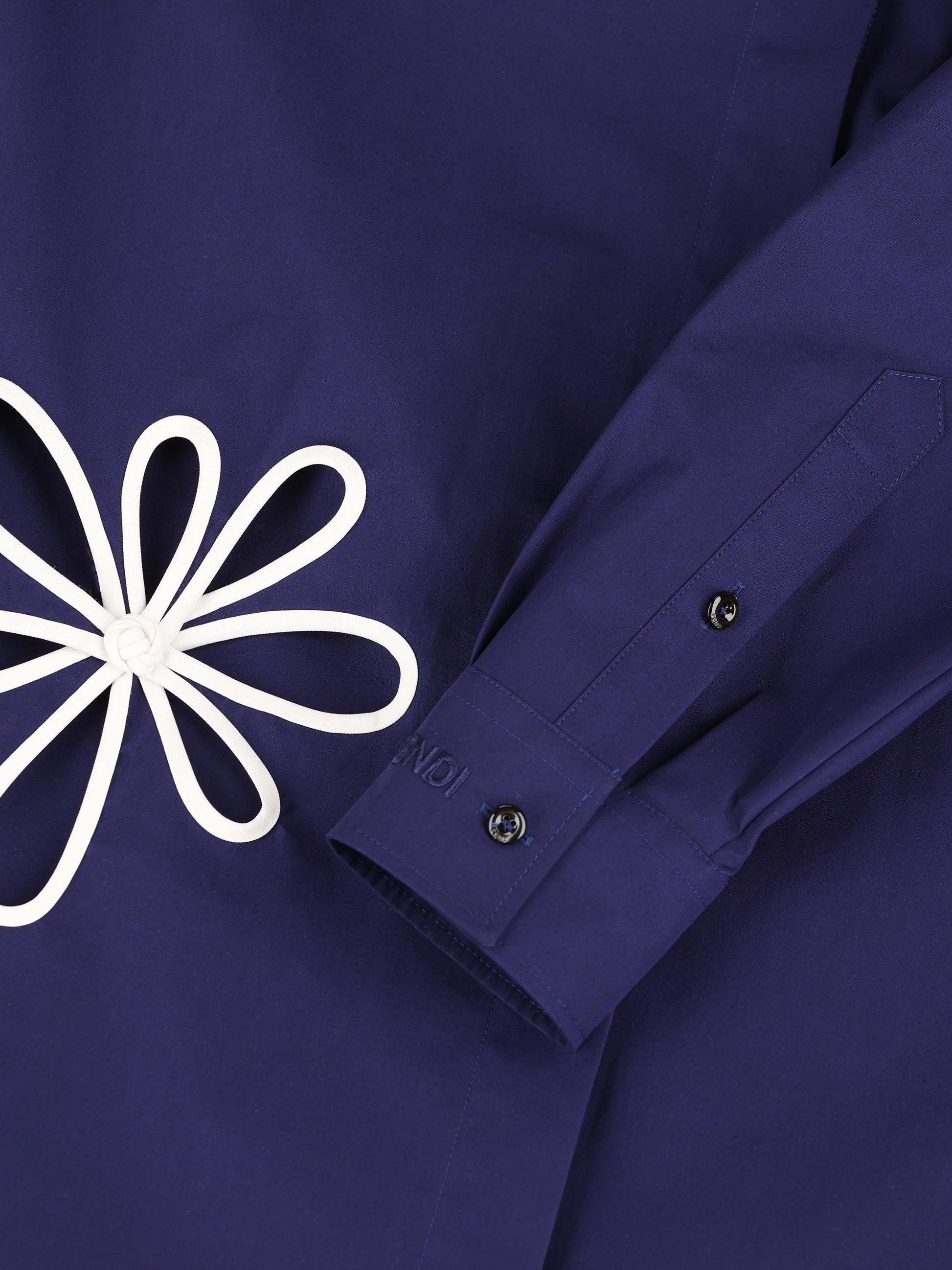 Camicia realizzata in cotone. FS8355 AW7VF1W0A FENDI 