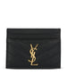 Porta carte realizzato in pelle di vitello. 423291 BOW011000 SAINT LAURENT 
