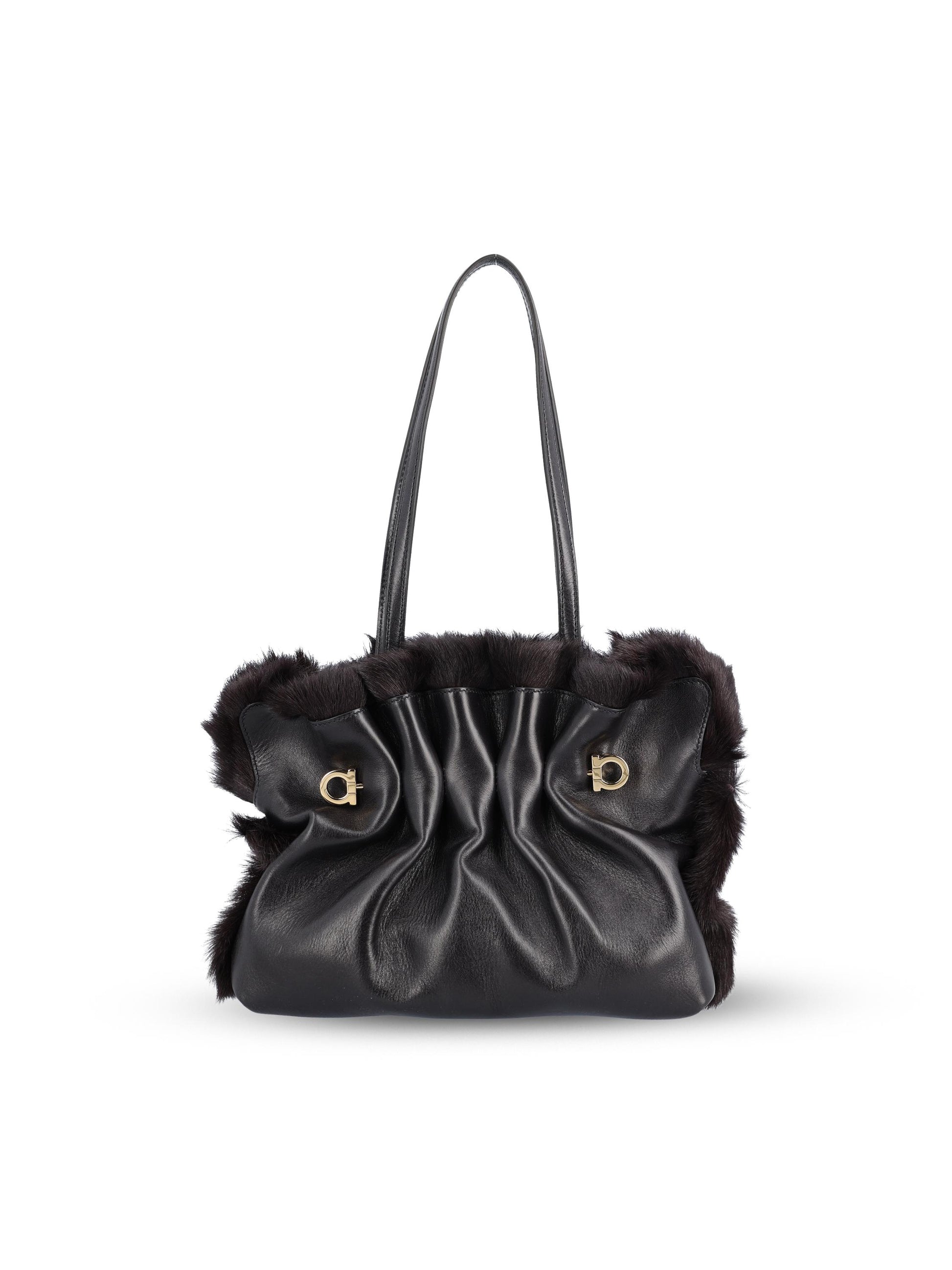 Borsa realizzata n pelle di vitello e capretto. 21A446 787848001 SALVATORE FERRAGAMO 