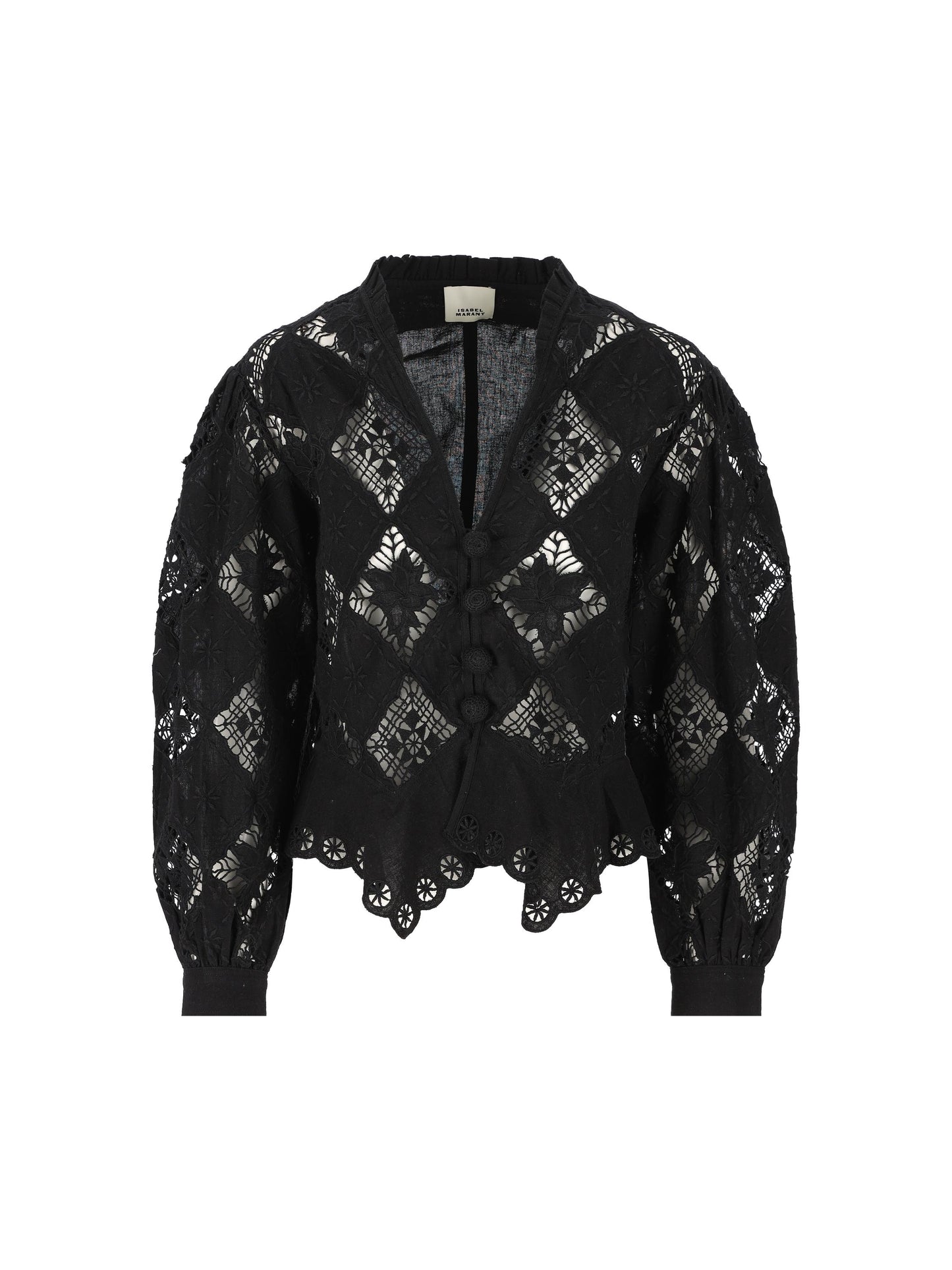 Blusa realizzata in cotone. 26EHT0856FA-D2J01I 01BK ISABEL MARANT 