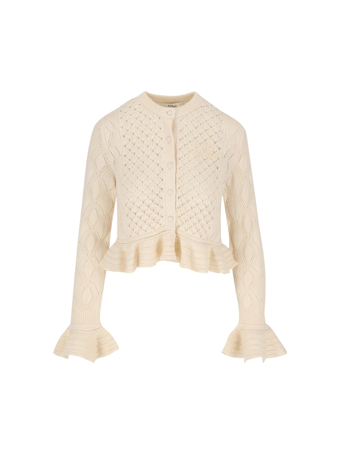 Cardigan realizzato in cotone e lana. CH25AMC01590 107 CHLOE' 