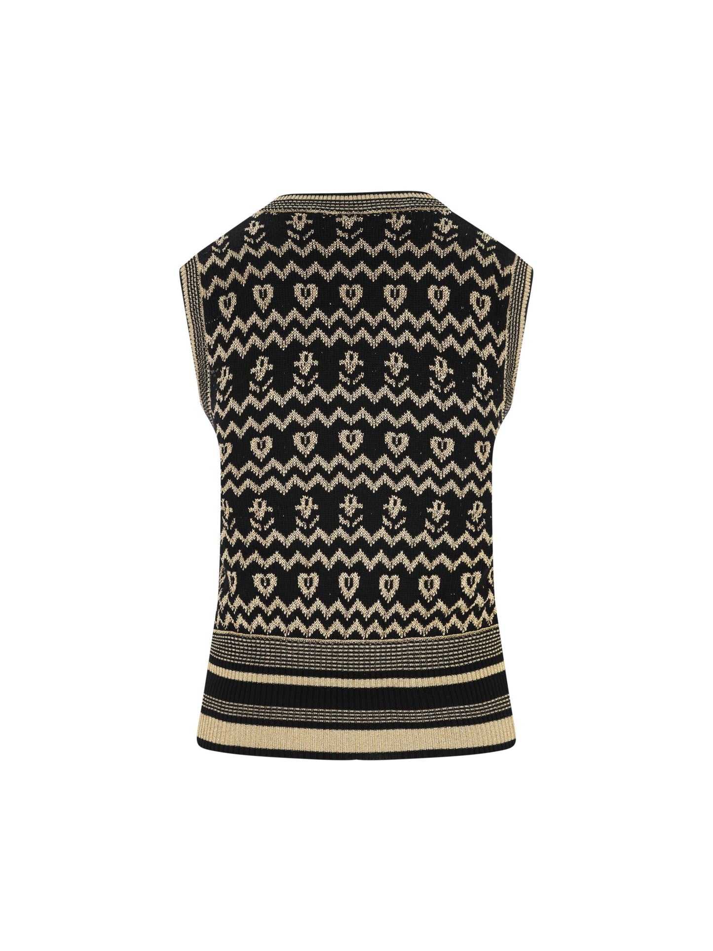 Gilet jacquard in lana 7B3KM06C9H0 G14 VALENTINO GARAVANI 