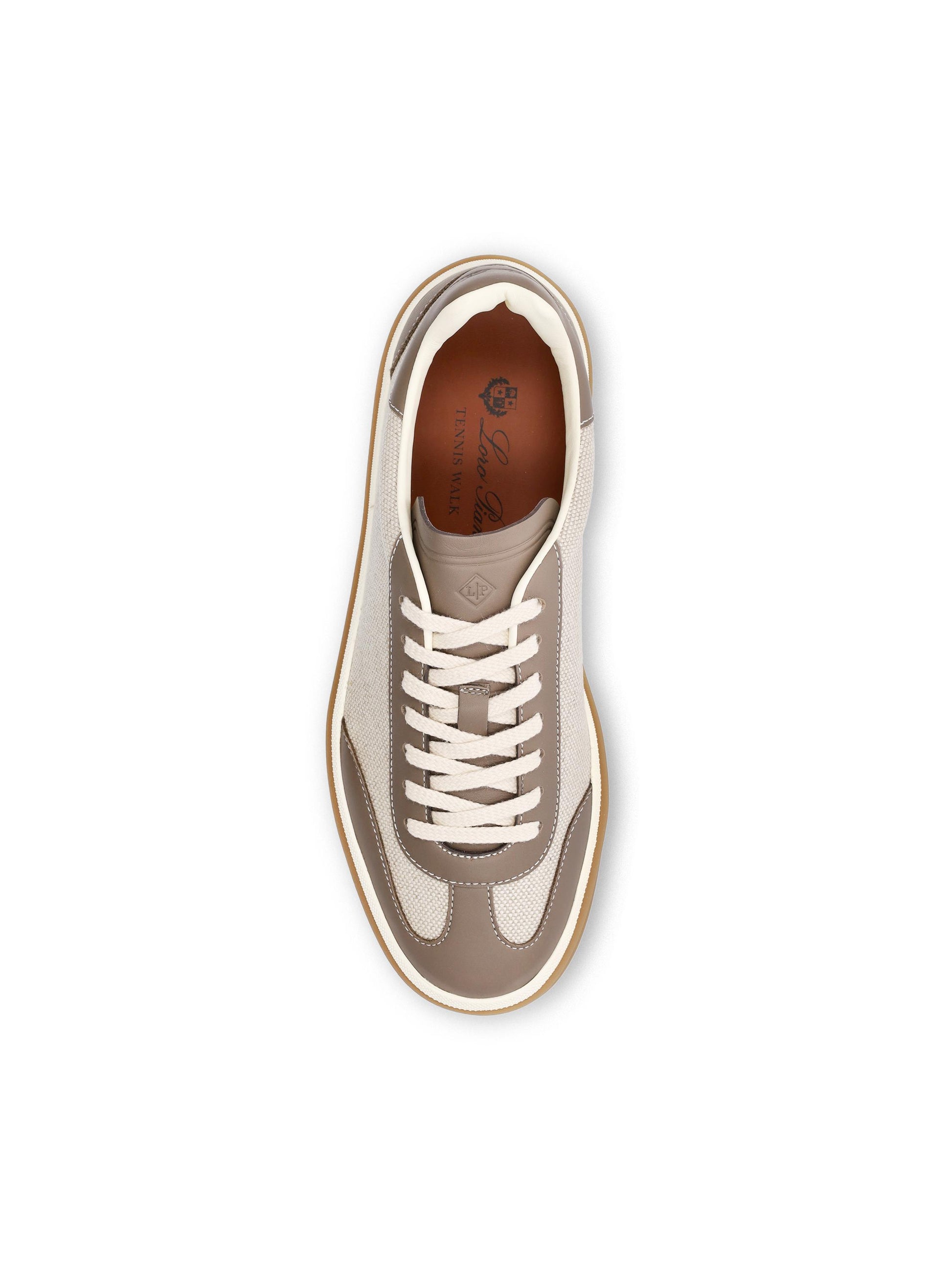 Sneakers realizzate in suede e lino. FSW0085 B5UH LORO PIANA 