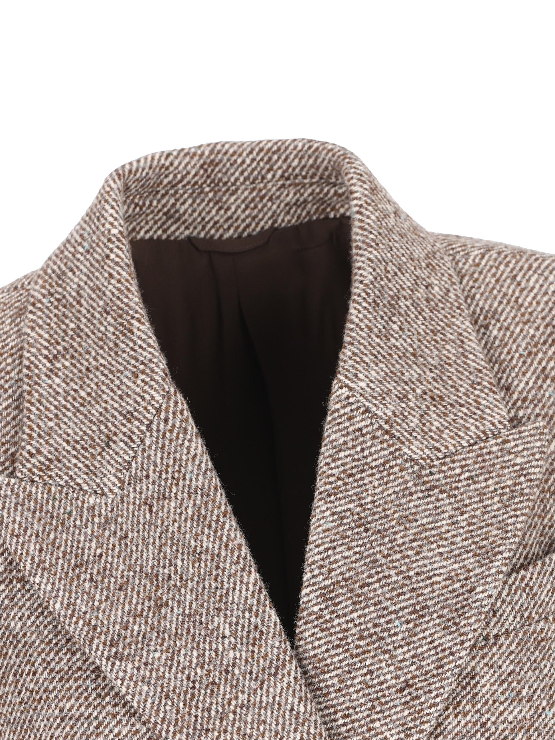 Giacca realizzata in lana vergine e seta. MG5317329 C6321 BRUNELLO CUCINELLI 