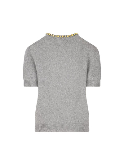 Maglia realizzata in lana e cashmere. P24V2B 18M6F0031 PRADA 