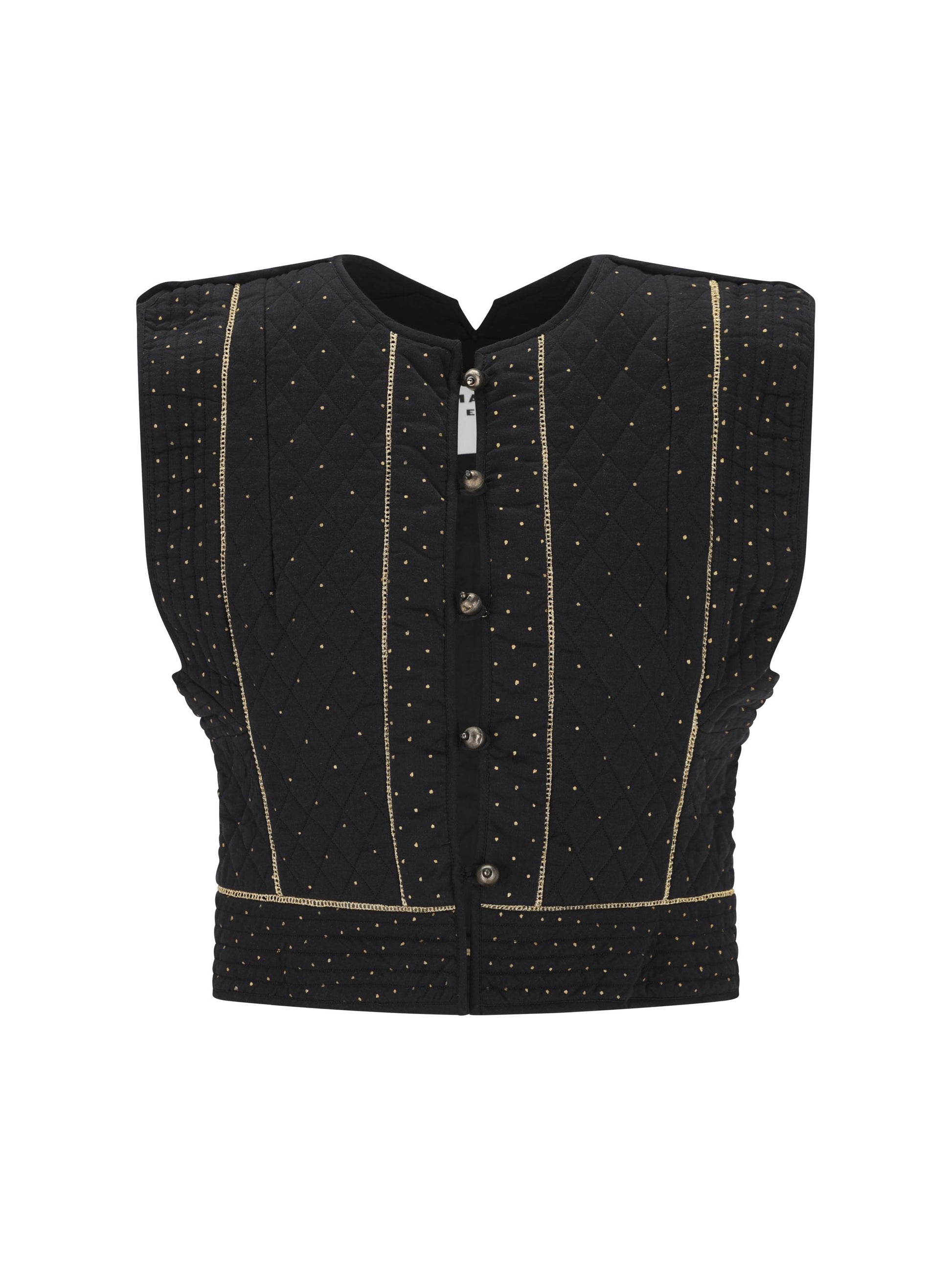 Gilet realizzato in cotone. 26PGI0078FA-D1J03E 01BK ISABEL MARANT 