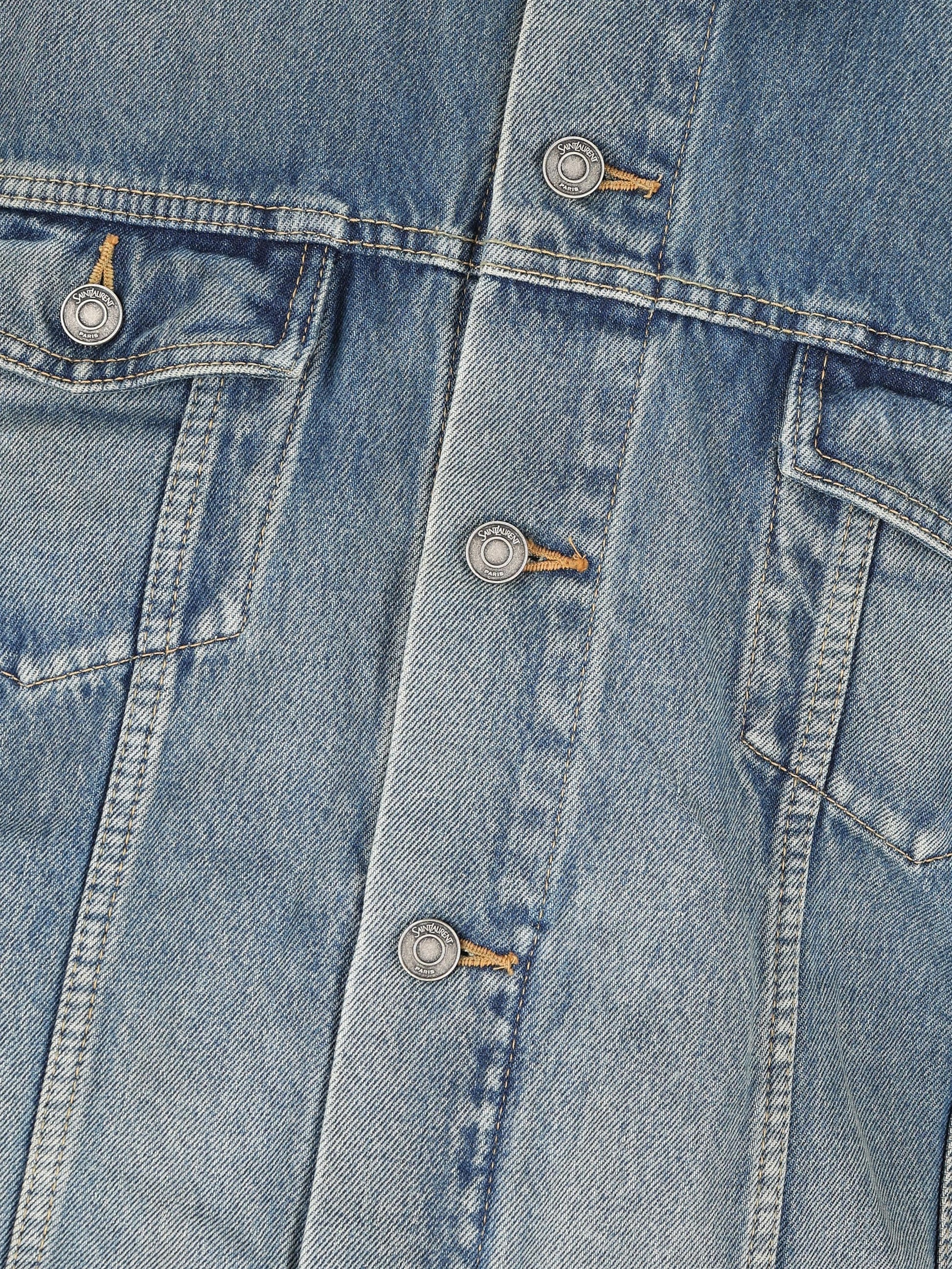 Giacca realizzata in denim. 859157 Y11CA4939 SAINT LAURENT 