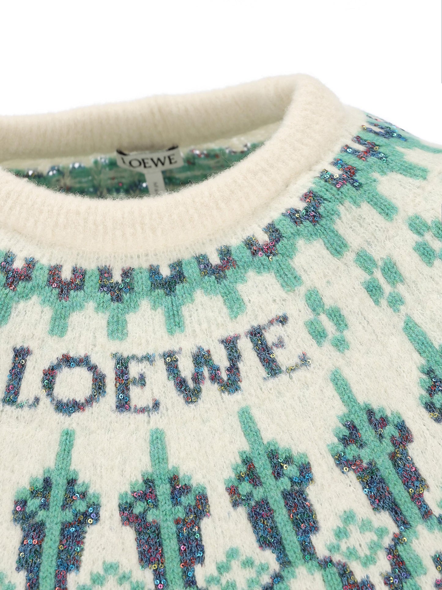 Maglione realizzato in lana e poliammide. S359Y14KIB 2093 LOEWE 