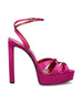 Sandali realizzati in viscosa. 860721 9QNAO5518 SAINT LAURENT 
