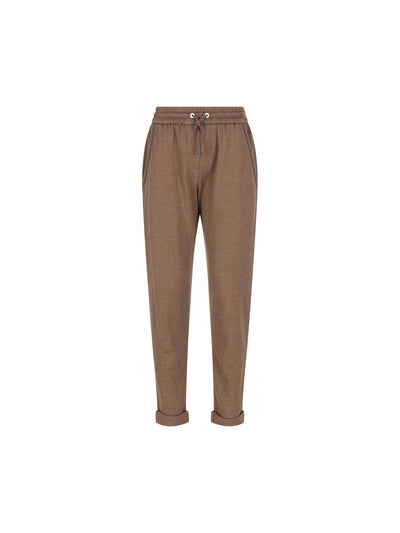 Pantaloni realizzati in cotone e seta. MD828SB899 C9122 BRUNELLO CUCINELLI 