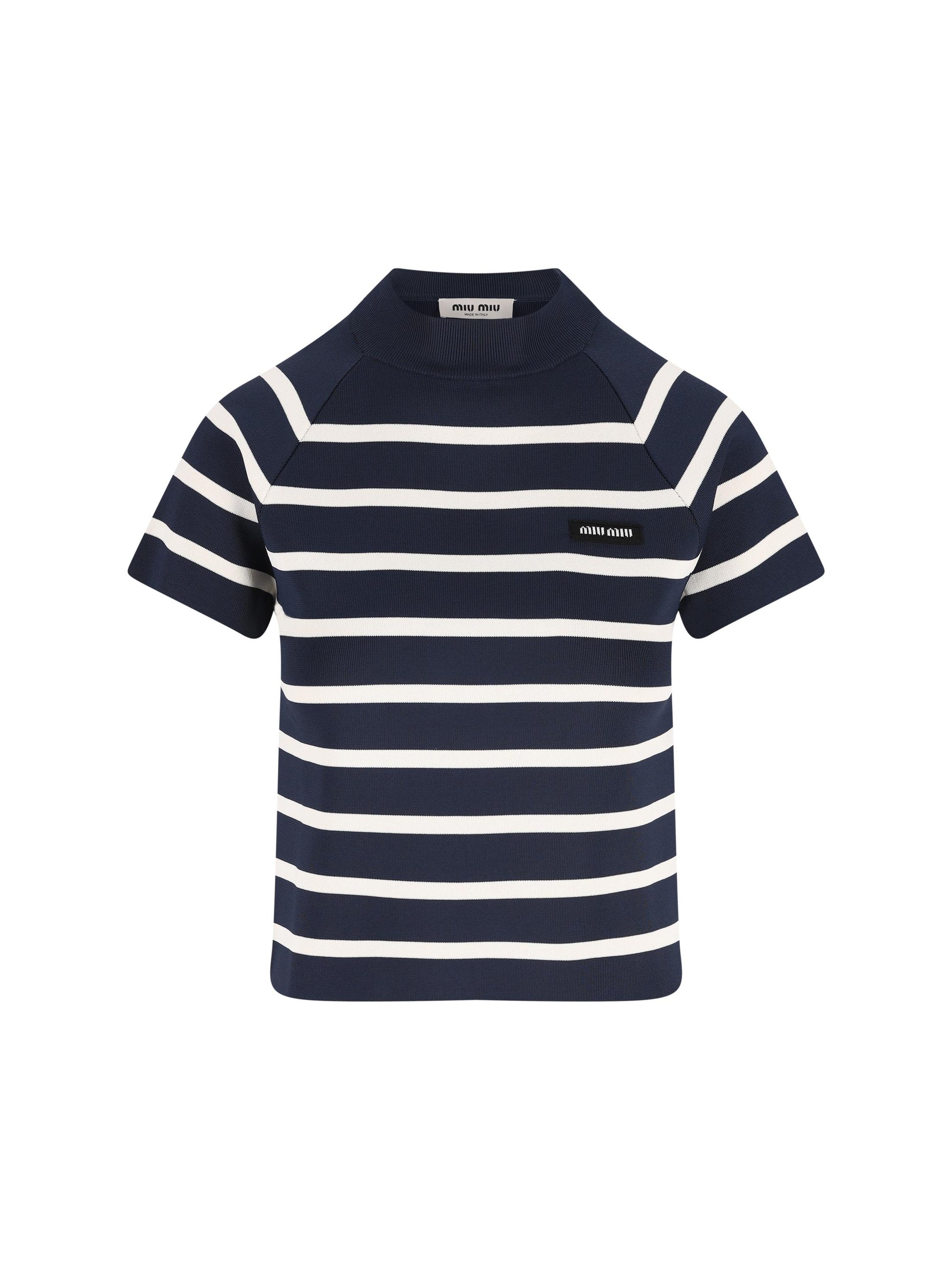 maglia maniche corte MMR44117NC F0761 MIU MIU 