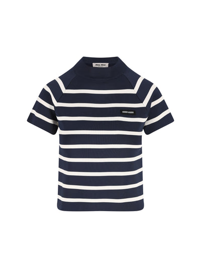 maglia maniche corte MMR44117NC F0761 MIU MIU 