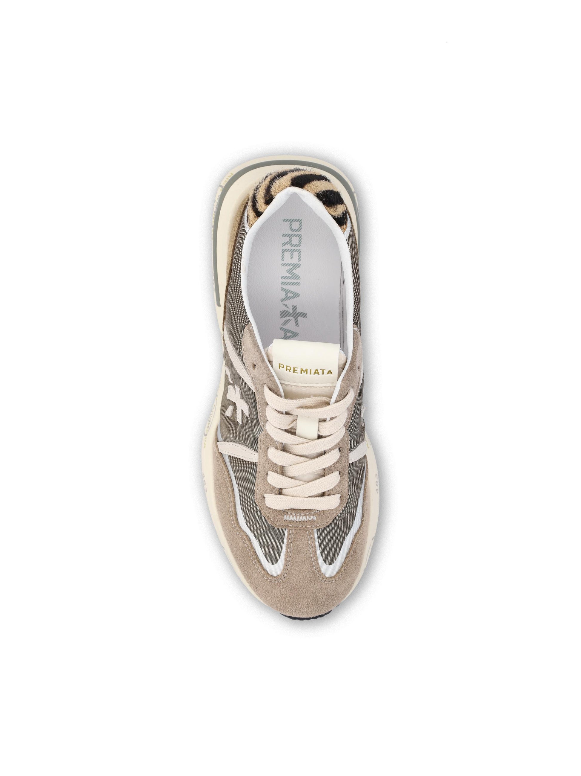 Sneakers realizzate in pelle di vitello e poliammide. CASSIE 7675 PREMIATA 