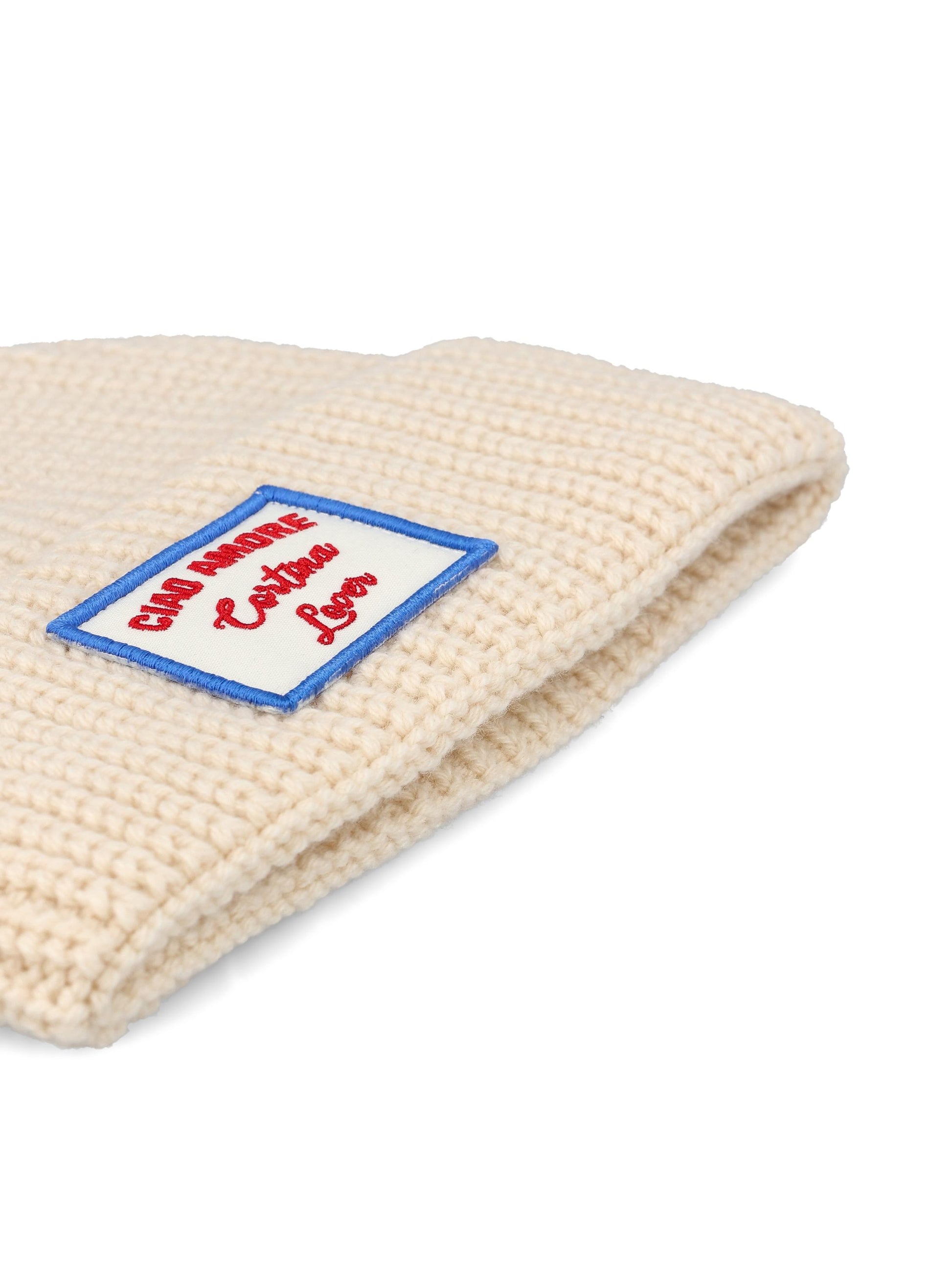 Cappello in lana e cashmere "Ciao Amore Cortina Lover" F25EM2831K 01 GIADA BENINCASA 