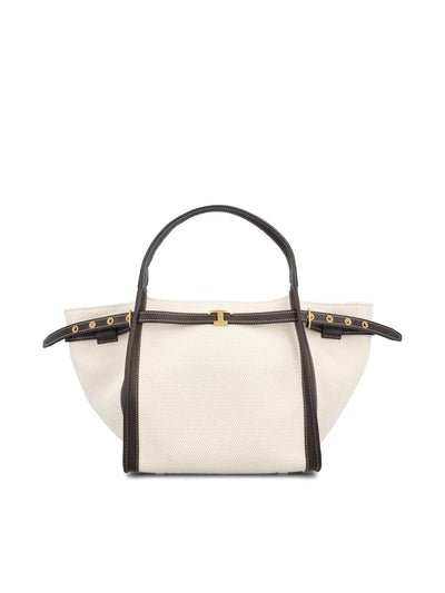 Borsa realizzata in tela misto lino. XBWTIMAT200U6J 043X TOD'S 