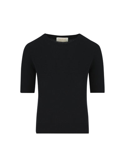Maglia realizzata in cashmere. V36614 NERO VANISE' 