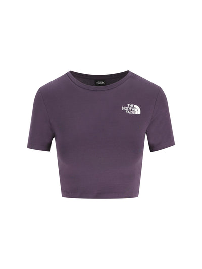 T-Shirt cropped realizzata in cotone. NF0A55AO G5O1 THE NORTH FACE 