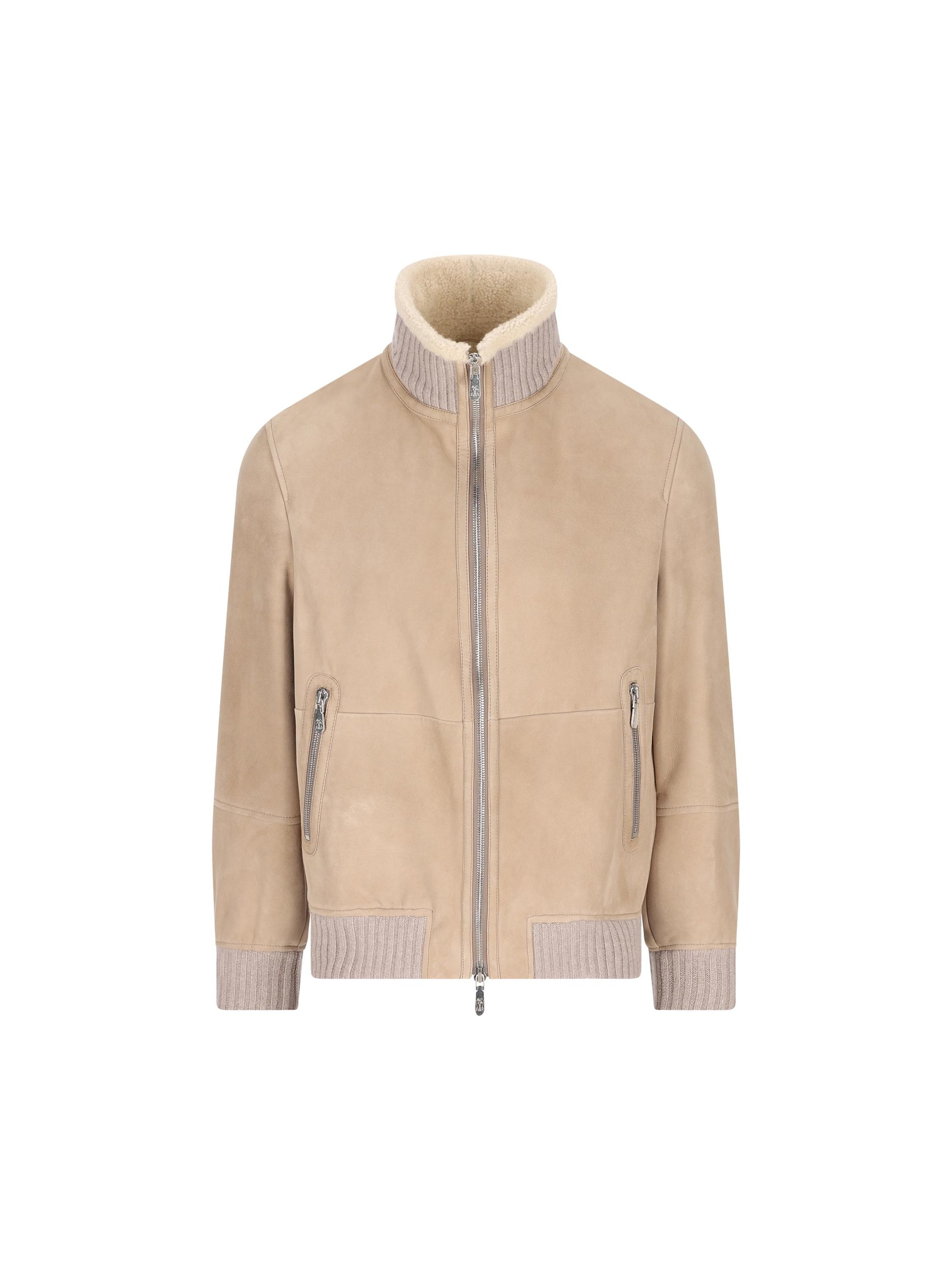 Bomber in shearling. MPMLS1737 C4248 BRUNELLO CUCINELLI 