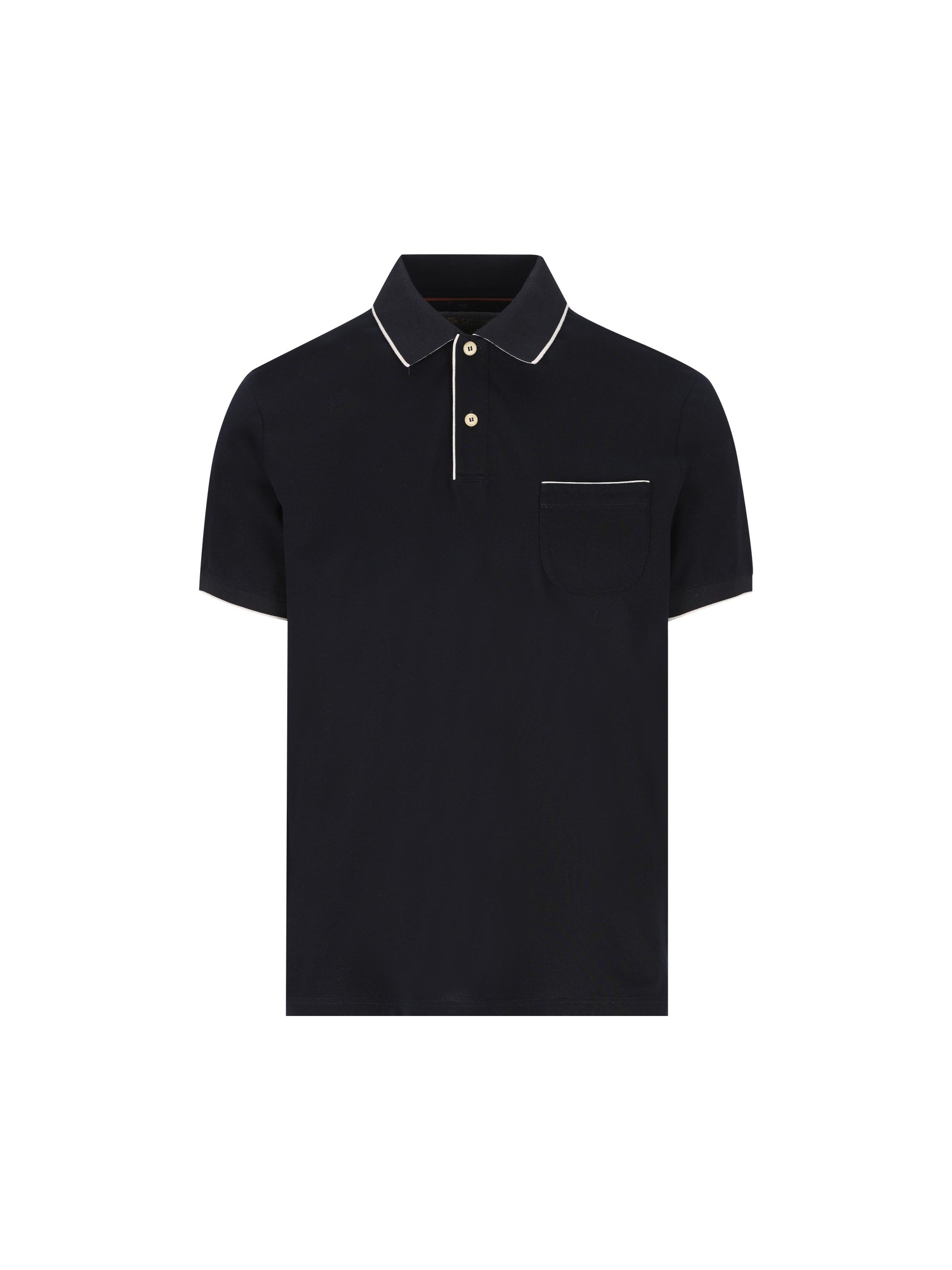 Polo realizzata in cotone ed elastan. FAI0485 W000 LORO PIANA 
