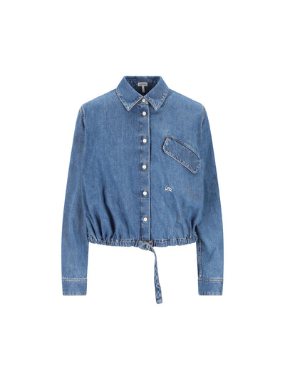 Camicia in leggero denim. S540Y1DX14 5140 LOEWE 