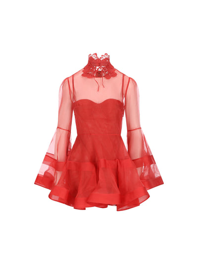 Abito realizzato in seta. 7177DC261 RED ZIMMERMANN 