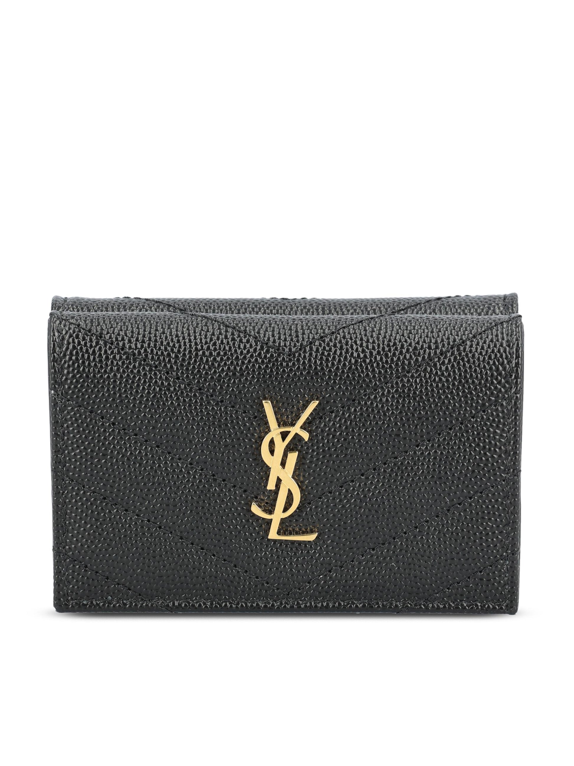 Portafoglio realizzato in pelle. 668274 BOWA11000 SAINT LAURENT 