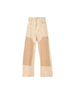 Pantaloni Baggy Ripped Off in denim beige 838672 TSWB29501 BALENCIAGA 