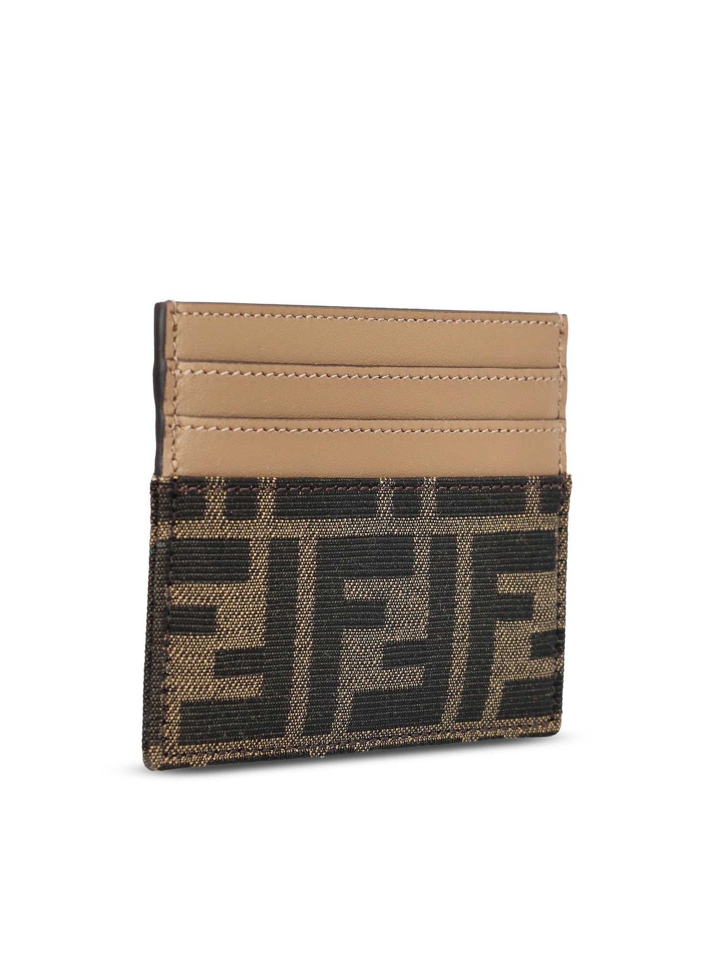 Portacarte realizzato in tessuto e pelle. 8M0445 A98PF0A6E FENDI 