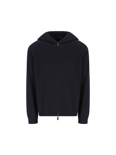 Felpa in 100% Baby Cashmere con Cappuccio FAP0178 W000 LORO PIANA 