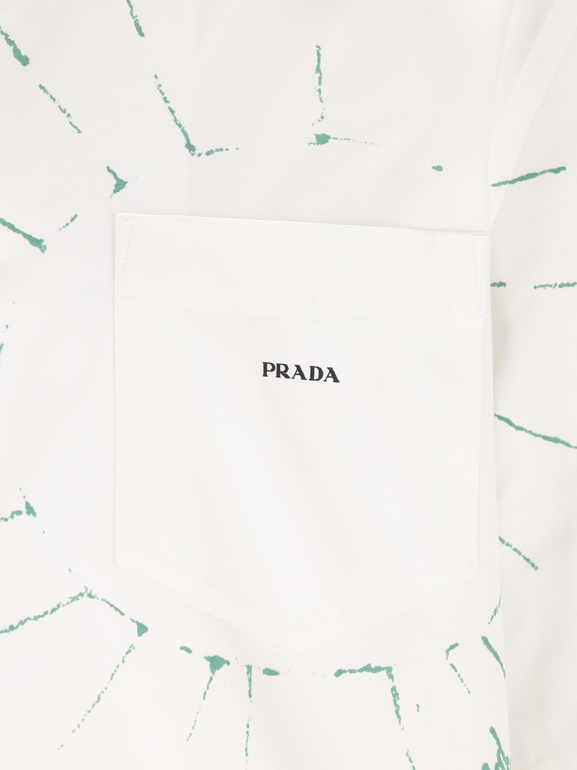 Camicia realizzata in cotone. UCS414 184FF0089 PRADA 