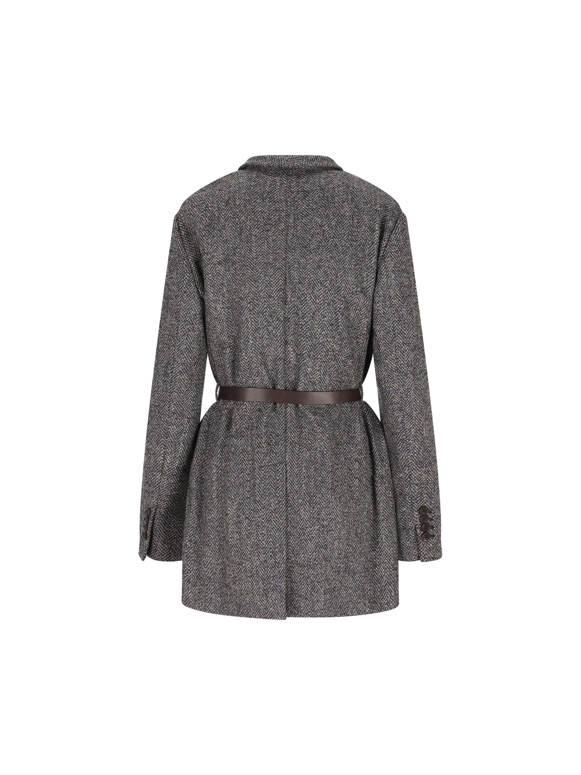 Giacca realizzata in lana vergine. MG5297052 C4897 BRUNELLO CUCINELLI 