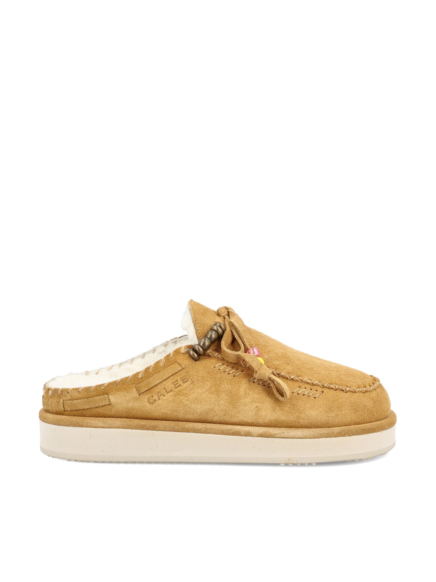 Mules realizzate in pelle. Kaia Beige CALEB 