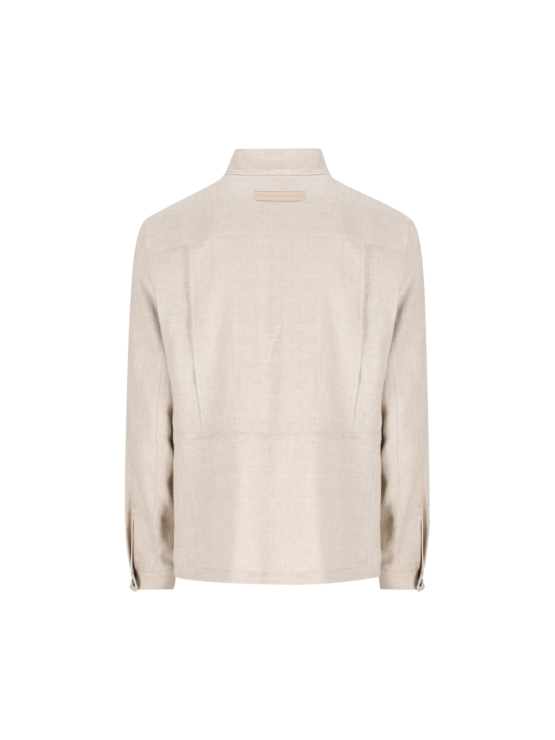 Giacca realizzata in misto cashmere e lino. UHT49A3 H526212 ZEGNA 
