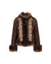 Giacca realizzata in pelle e shearling. 8B3NA06D9VF C4M VALENTINO GARAVANI 