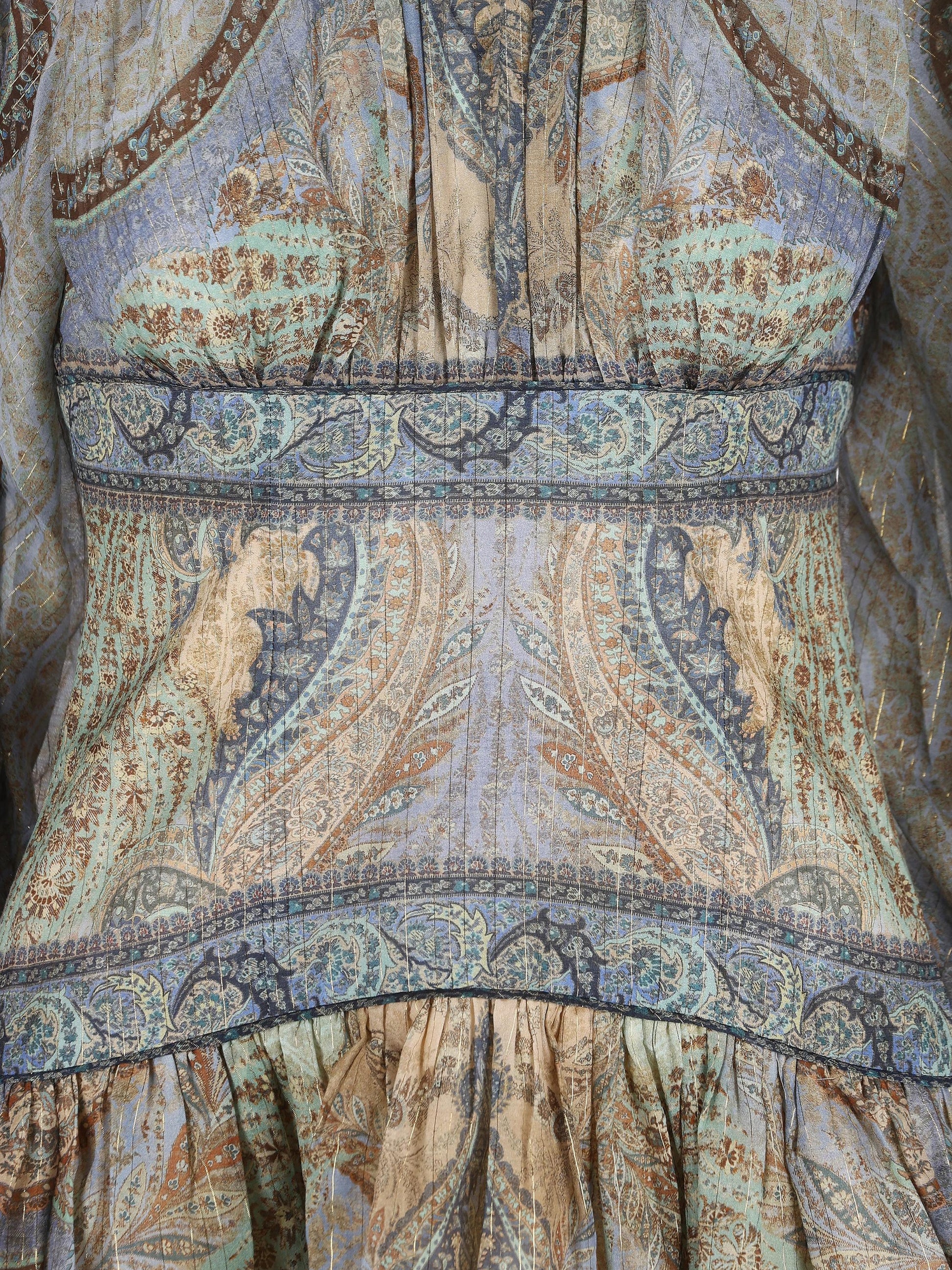 Abito realizzato in cotone misto seta. 5515DRS262 TPBL ZIMMERMANN 