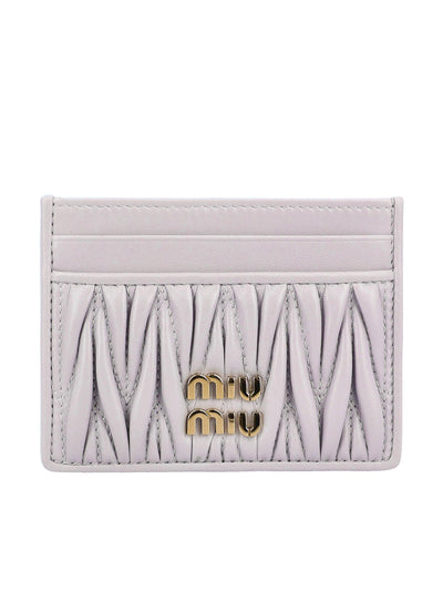 Portacarte realizzato in pelle. 5MC076 AFPPF0230 MIU MIU 