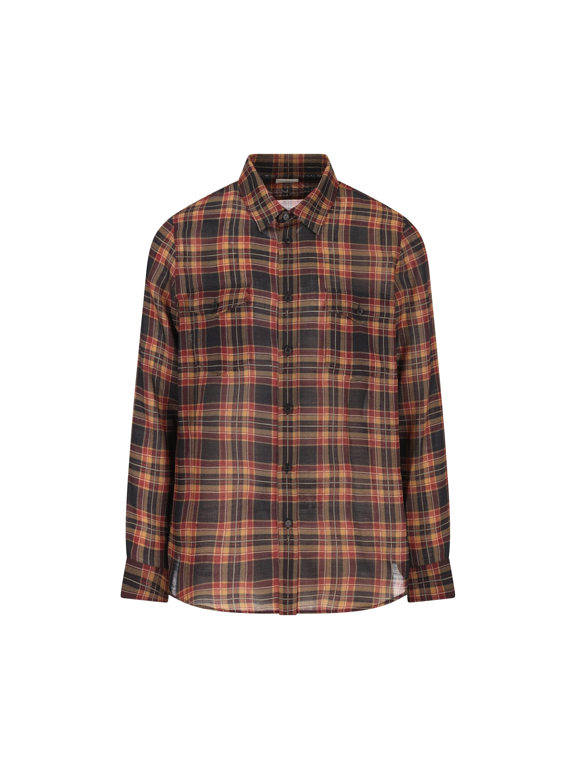 Camicia realizzata in lana. 838723 Y26ZA6703 SAINT LAURENT 