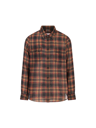 Camicia realizzata in lana. 838723 Y26ZA6703 SAINT LAURENT 