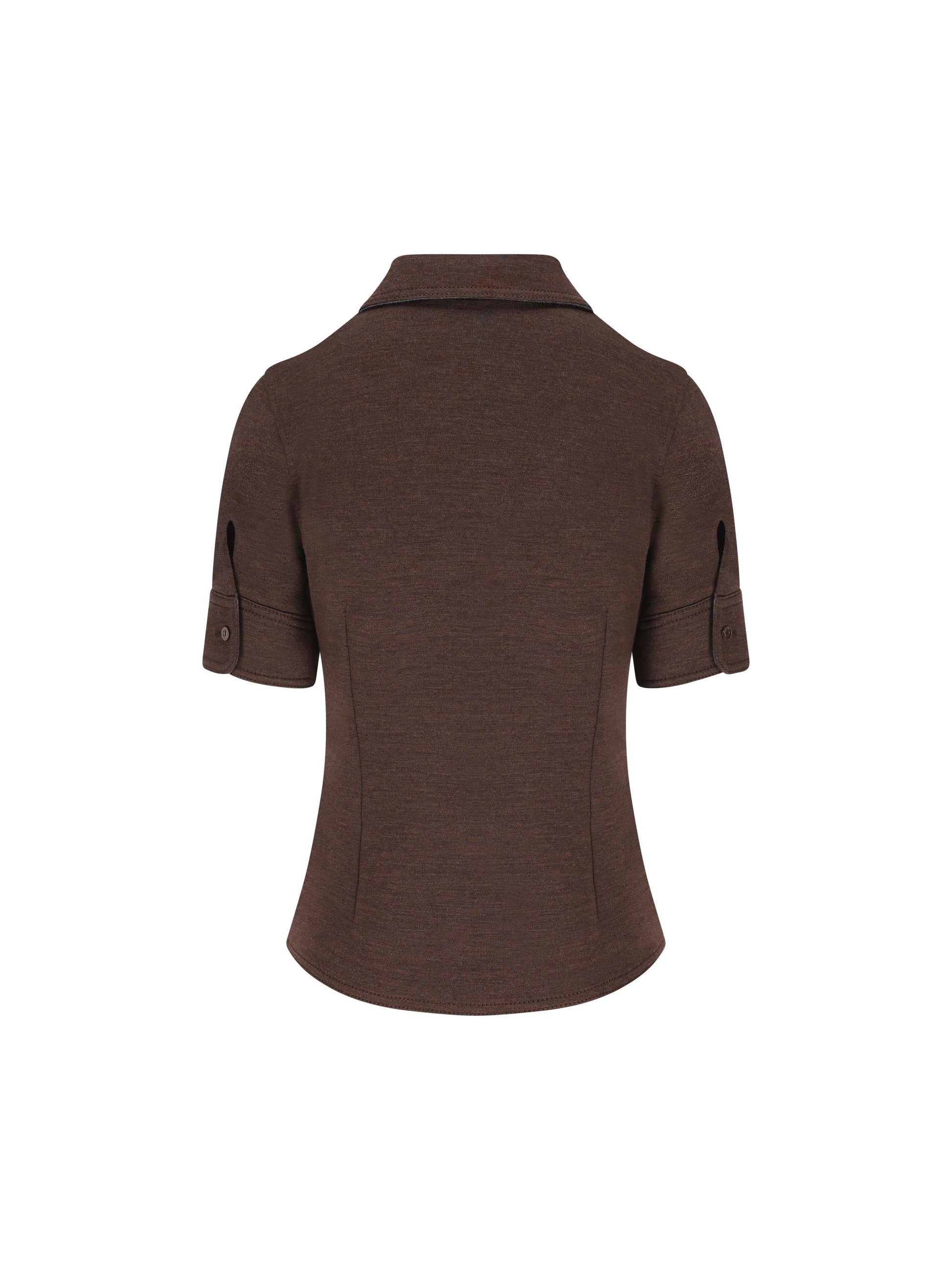 Camicia realizzata in cotone e lana. 836442 Z7AXV2063 GUCCI 