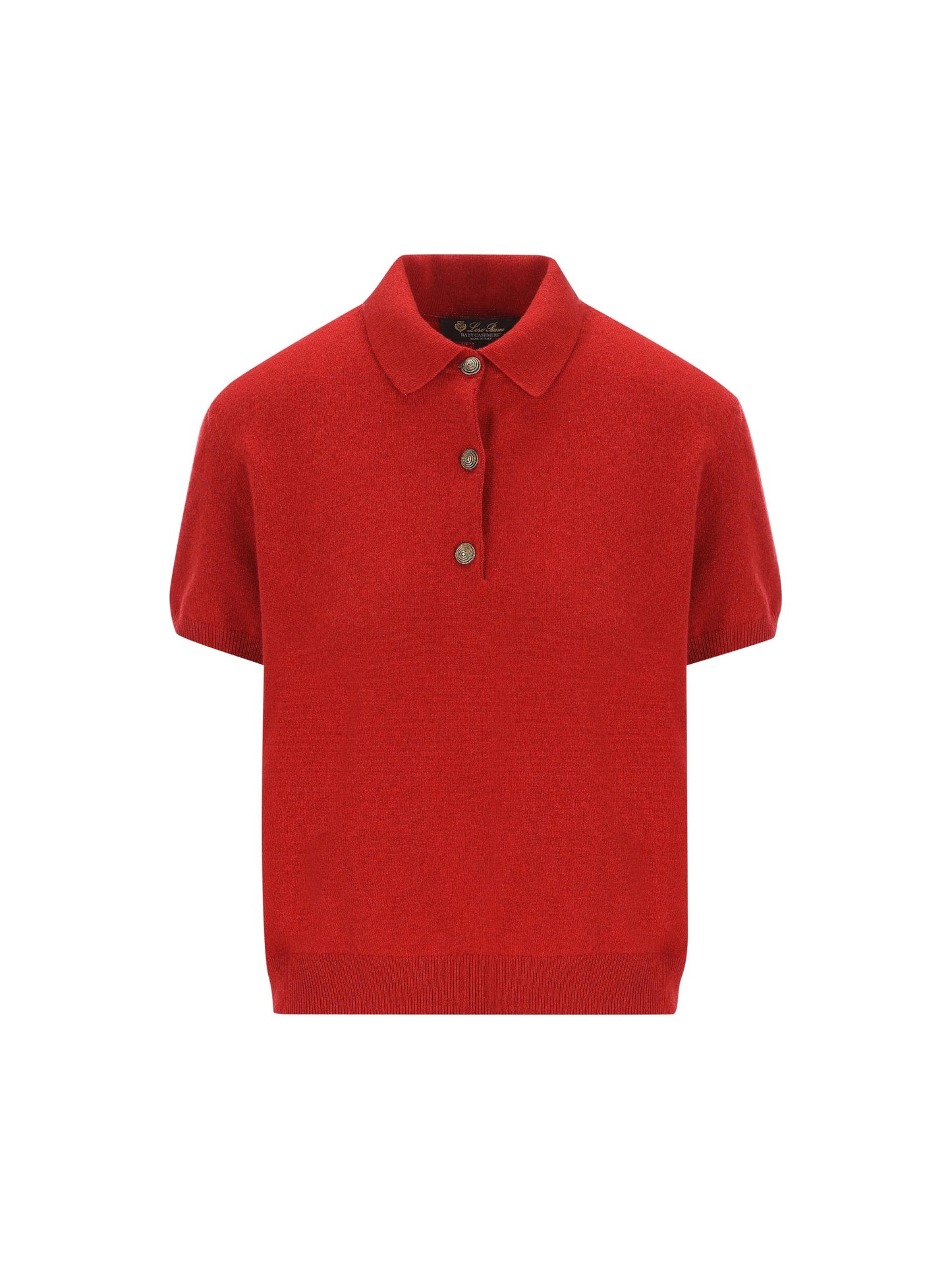 Polo realizzata in baby cashmere. FAQ8646 R0FU LORO PIANA 