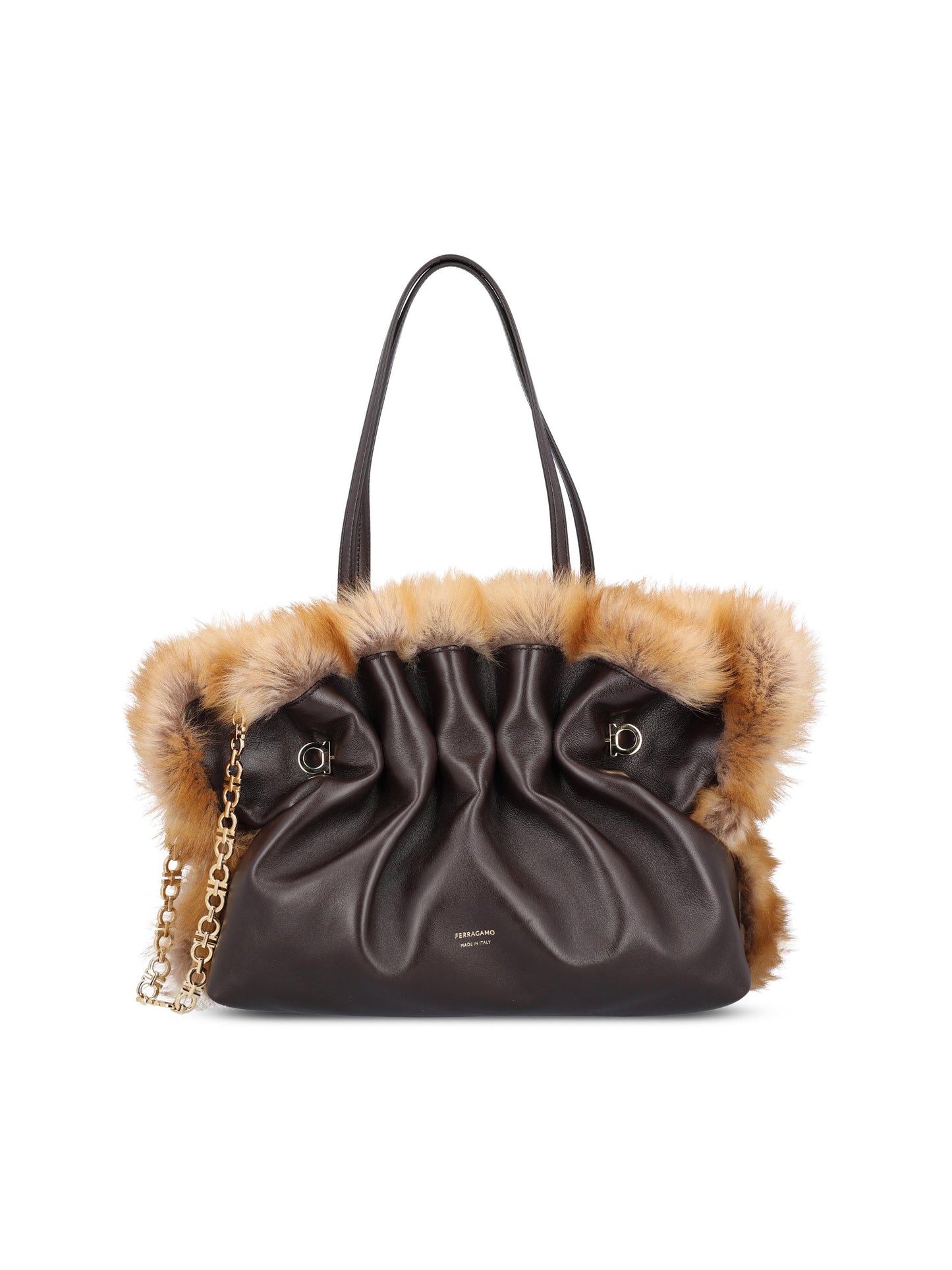 Borsa realizzata in vitello e capretto. 21A313 787845003 SALVATORE FERRAGAMO 