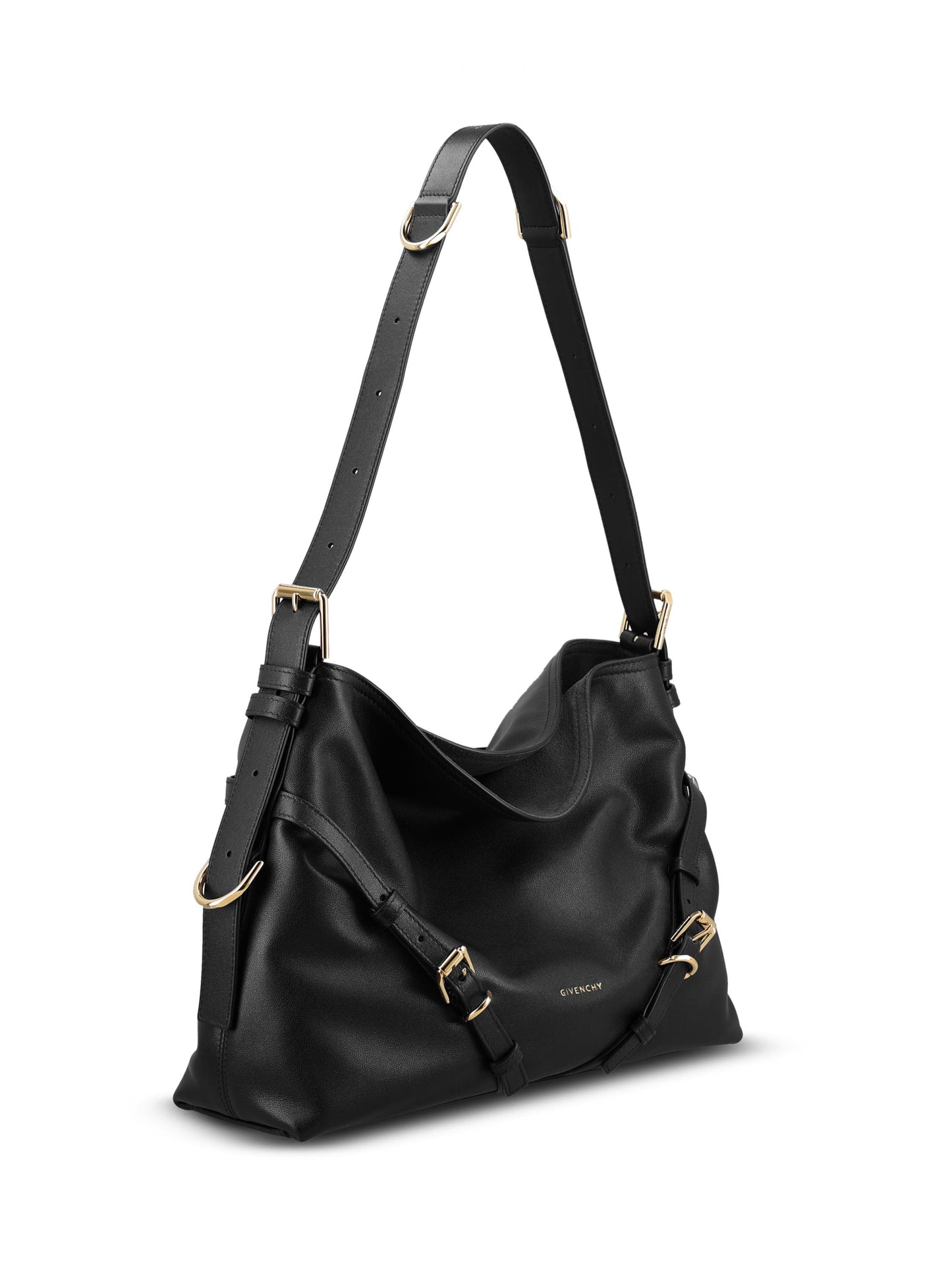 Borsa Voyou media in pelle lucida nera BB5131B2AE 001 GIVENCHY 