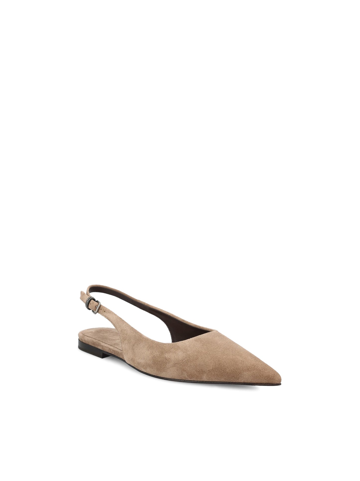Flats Slingback realizzate in camoscio. MZSFC3178 C8849 BRUNELLO CUCINELLI 