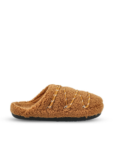 Slipper realizzate in poliammide e pelle. 80D2410040 M008 MOON BOOT 