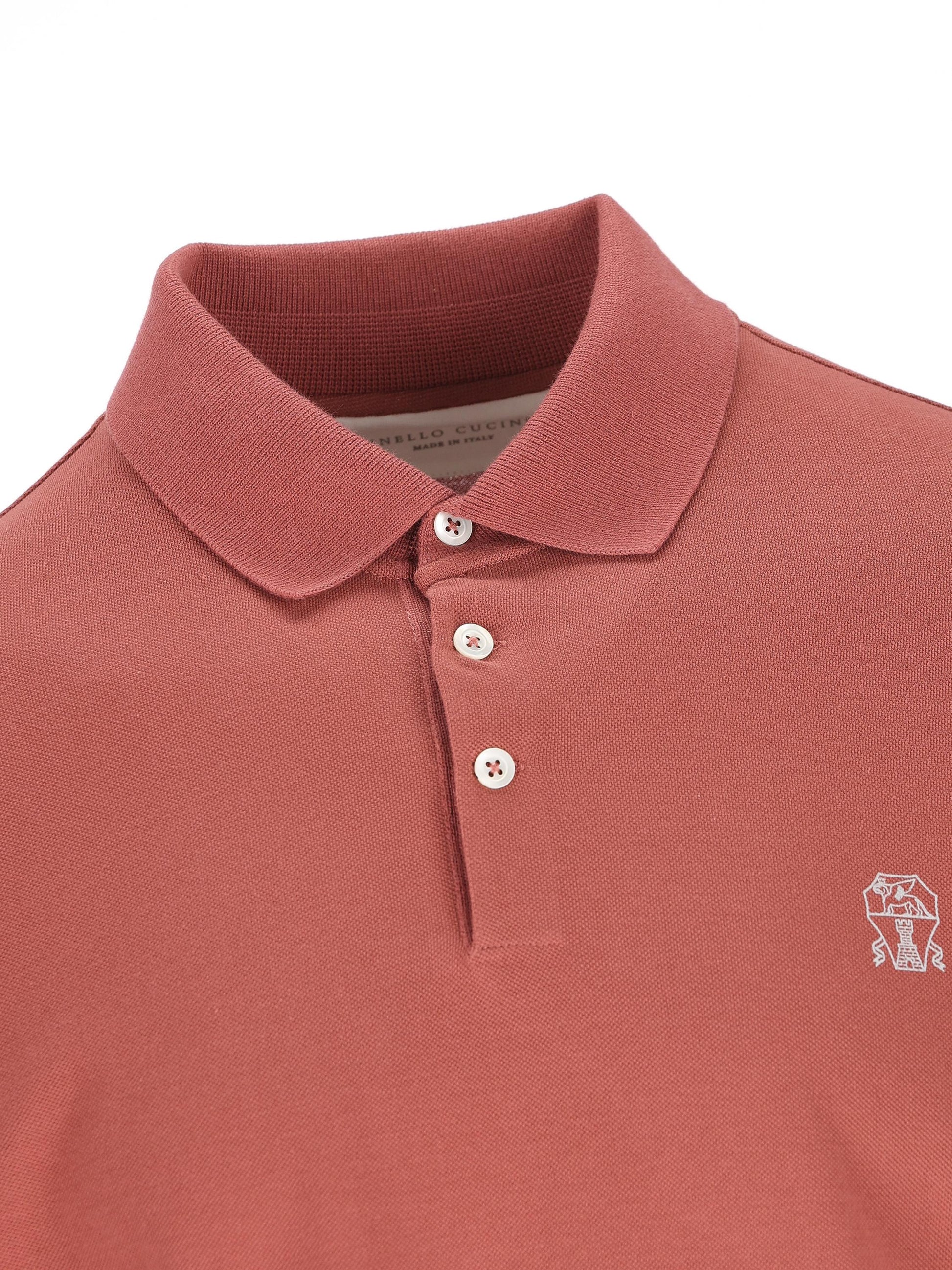 Polo realizzata in cotone. ME8548788 CMZ07 BRUNELLO CUCINELLI 