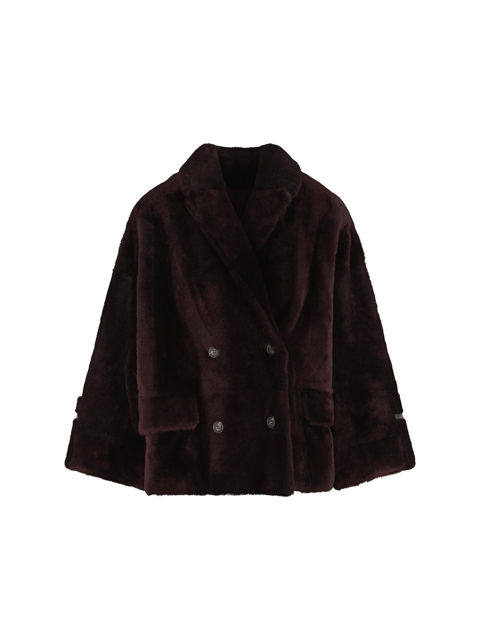Outerwear in shearling. MPMRA7495 C4243 BRUNELLO CUCINELLI 