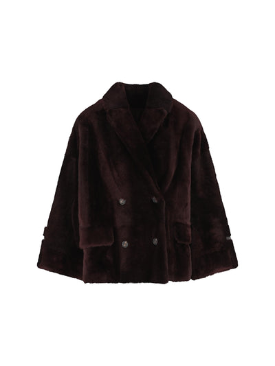 Outerwear in shearling. MPMRA7495 C4243 BRUNELLO CUCINELLI 
