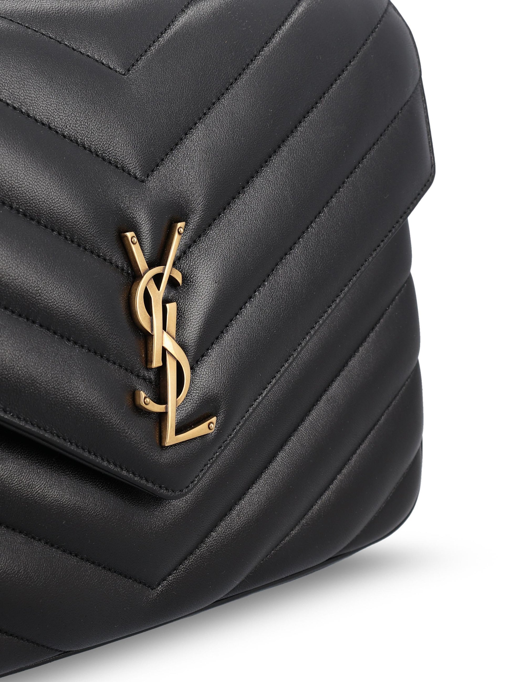 Borsa LOULOU large in pelle di agnello trapuntata 803541 AAEAX1000 SAINT LAURENT 