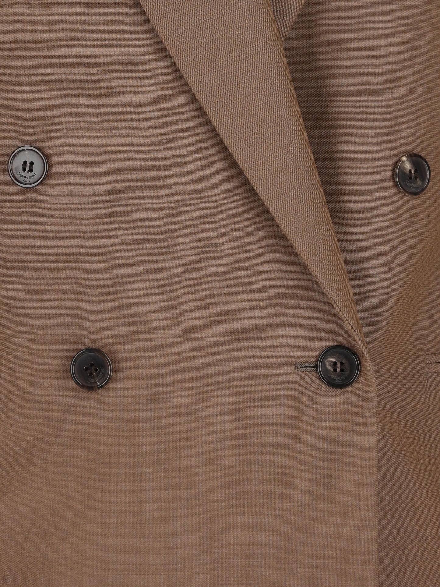 Blazer realizzato in lana e mohair. 859880 Y1N022055 SAINT LAURENT 