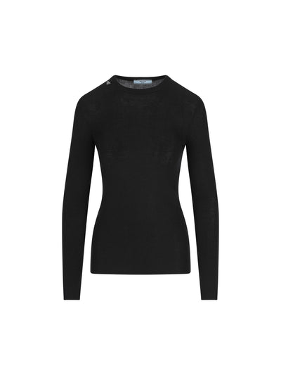 Maglia realizzata in lana vergine. P24Z2C 18PXF0002 PRADA 